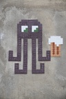 Chobotnice #9 - fialová s pivem