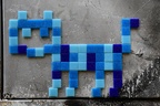 Kočka  #565 - modrá