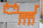Kočka #443 - oranžová napodobenina